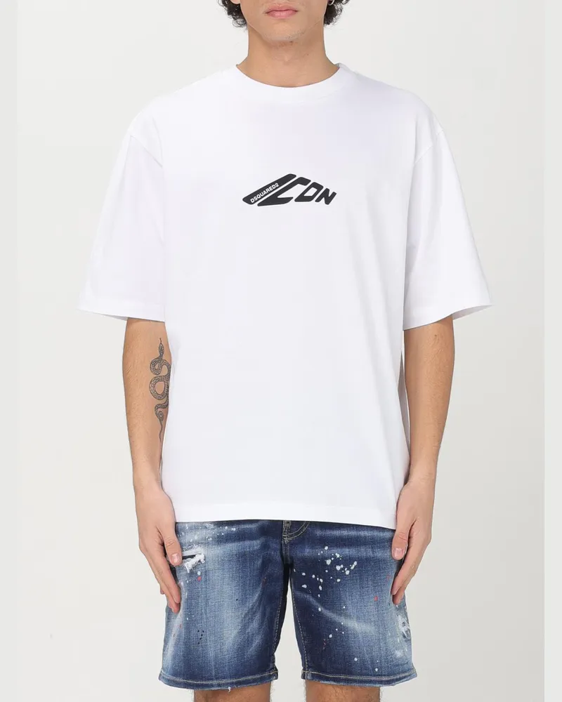 Dsquared2 T-shirt herren Weiß