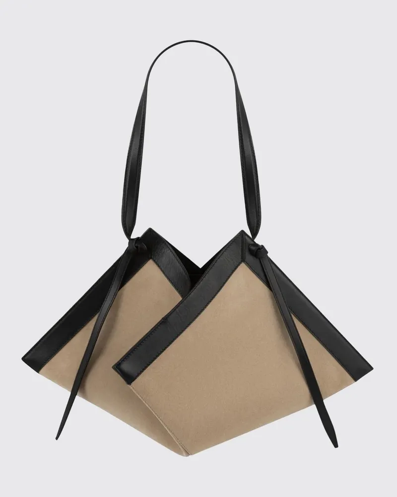 YUZEFI Schultertasche damen Beige