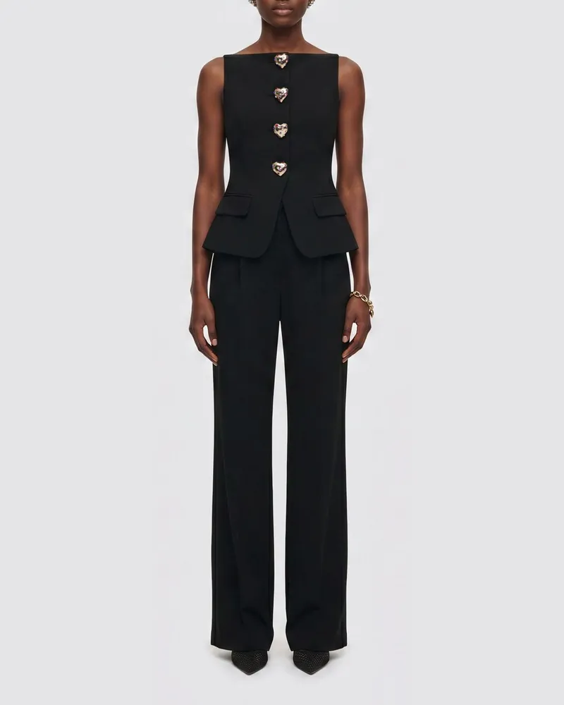 Self-Portrait Jumpsuit damen Schwarz