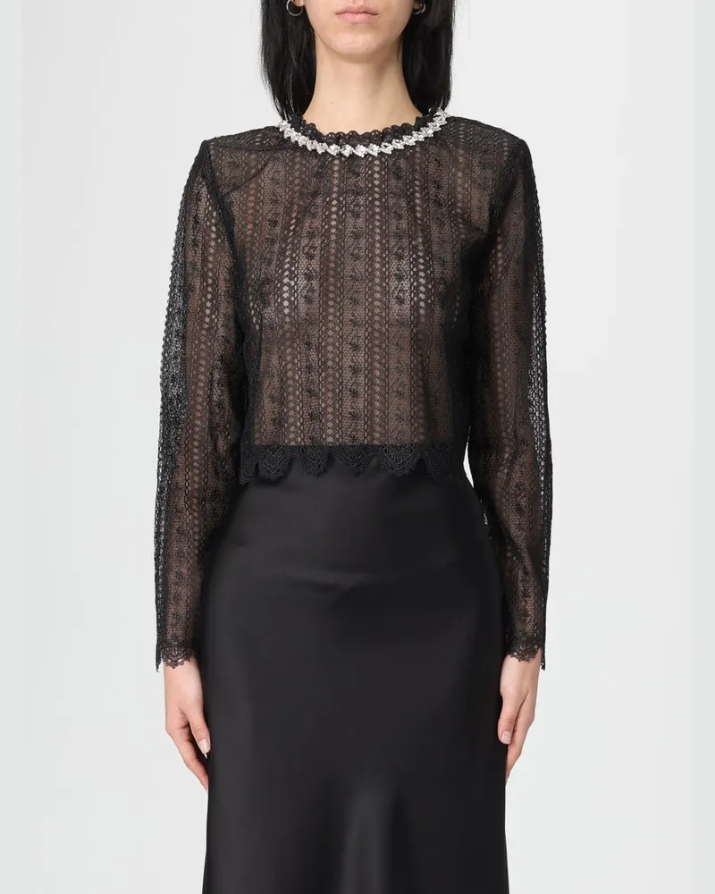 Self-Portrait Top damen Schwarz