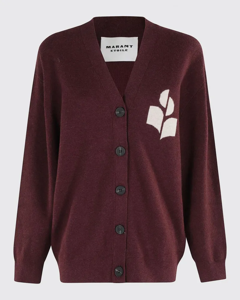 Étoile Isabel Marant Strickjacke damen Burgunderrot