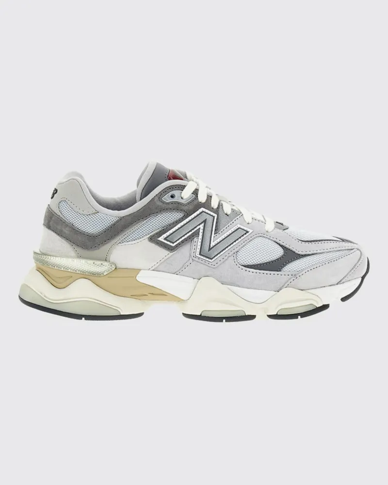 New Balance 9060 Sneaker aus Veloursleder und Mesh mit ABZORB-Mittelsohle Grau