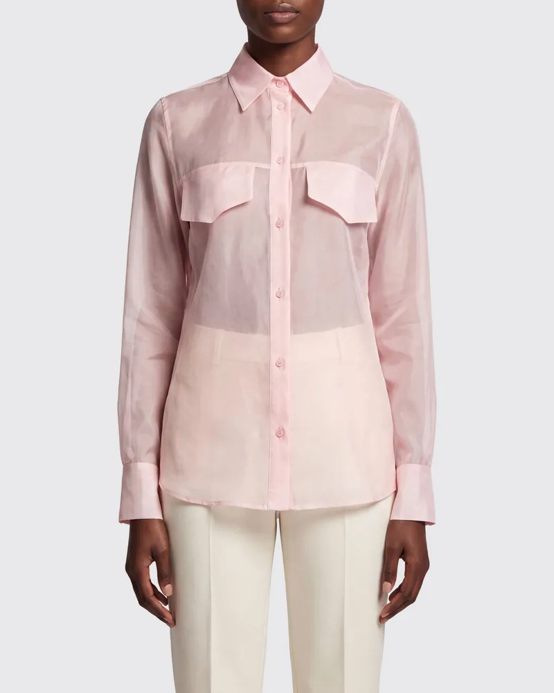 Federica Tosi Seidenorganza-Hemd Pink