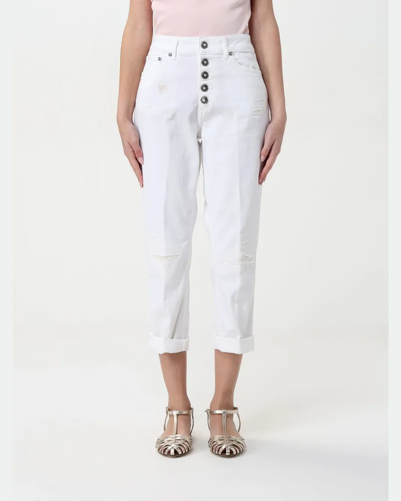 Dondup Hose damen Weiß