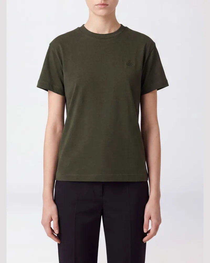 Jil Sander Set aus drei Baumwoll-T-Shirts mit gesticktem Logo Grau