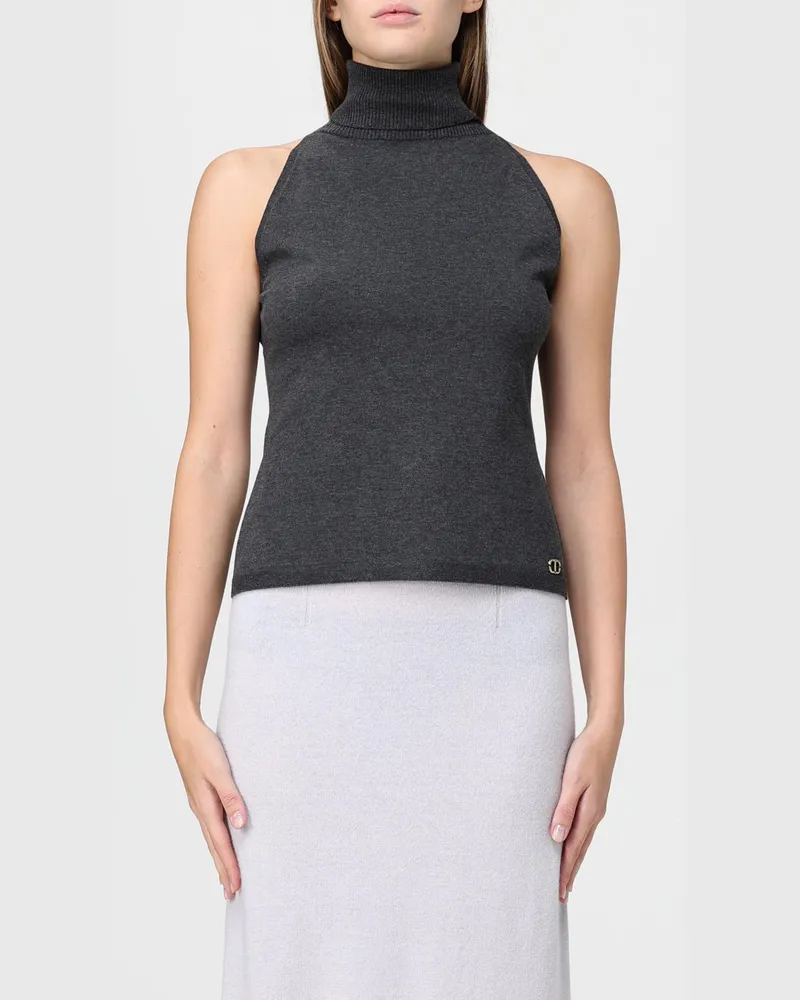 Twin-Set Top damen Grau