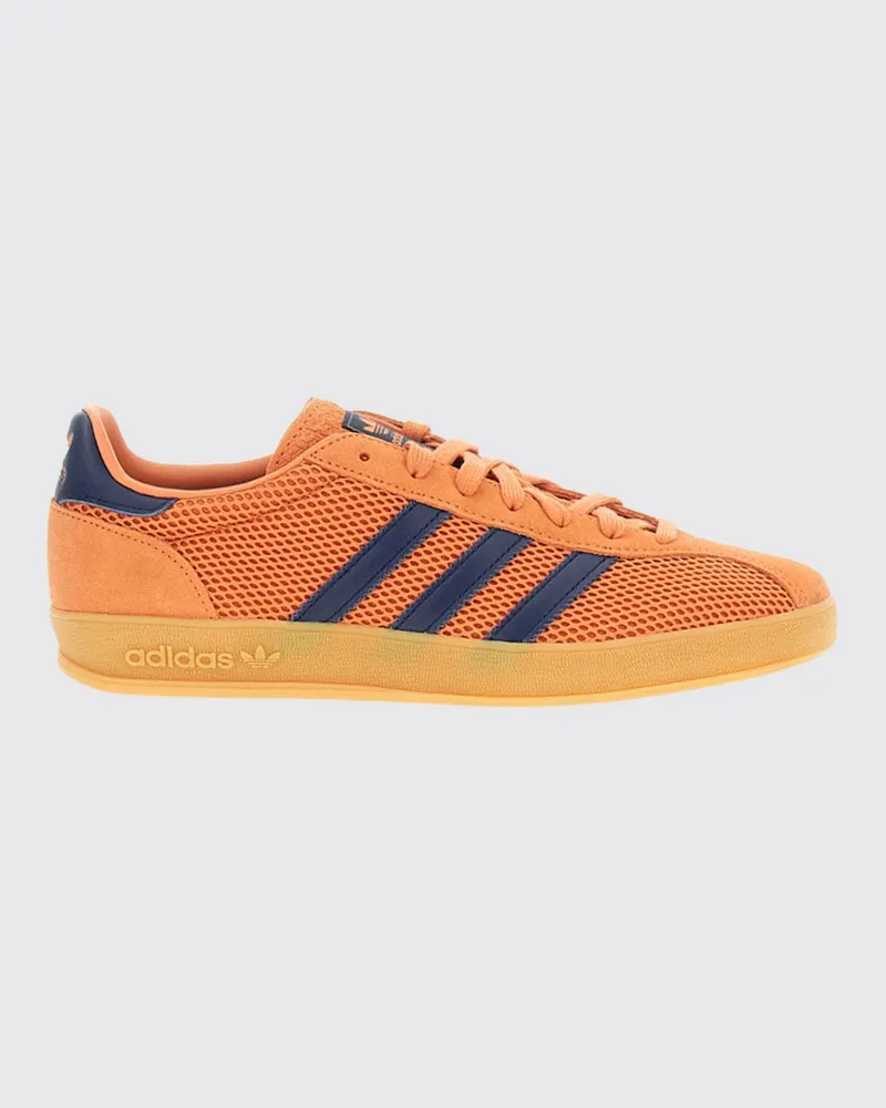 adidas Gazelle Indoor Mesh- und Wildleder-Sneakers Orange