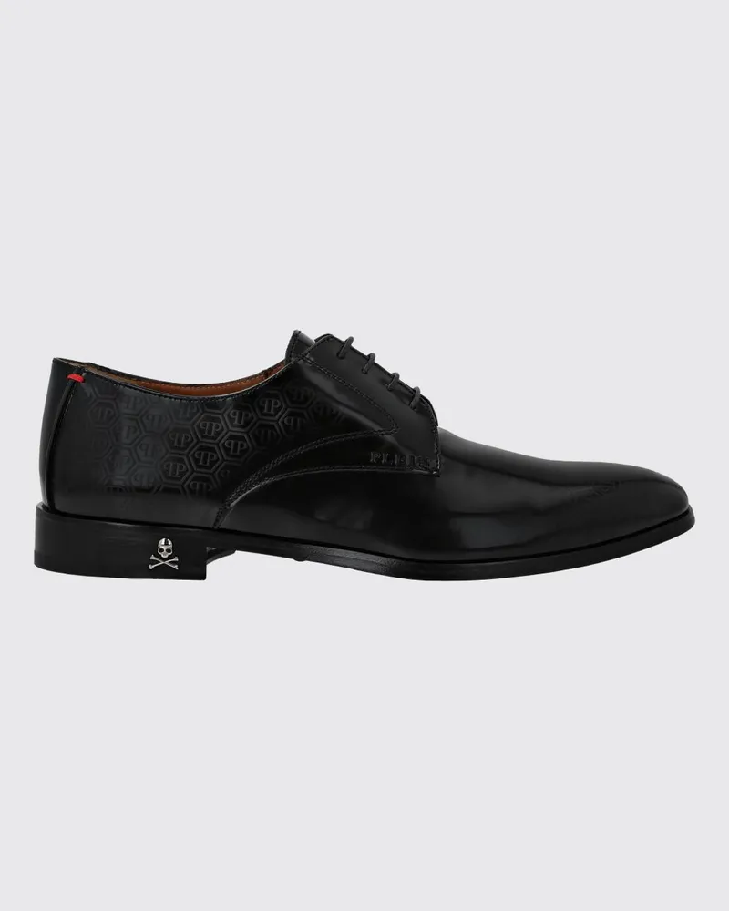 Philipp Plein Derby-Schuhe aus Leder Schwarz