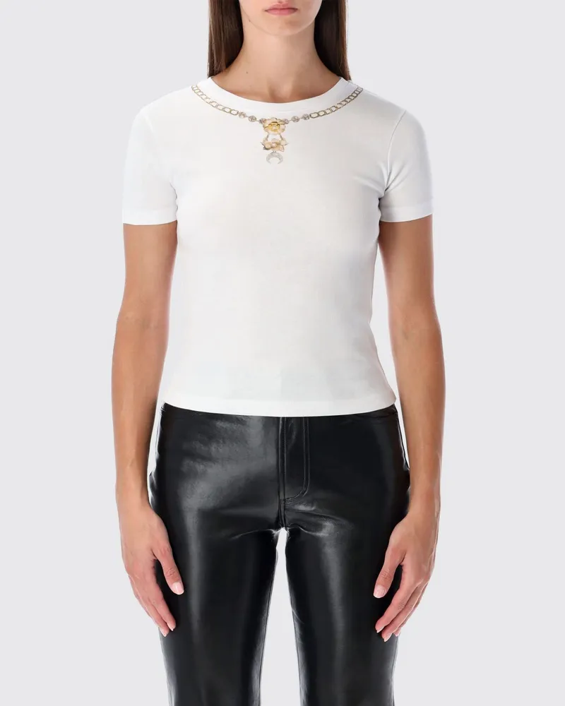 Marine Serre T-shirt damen Weiß