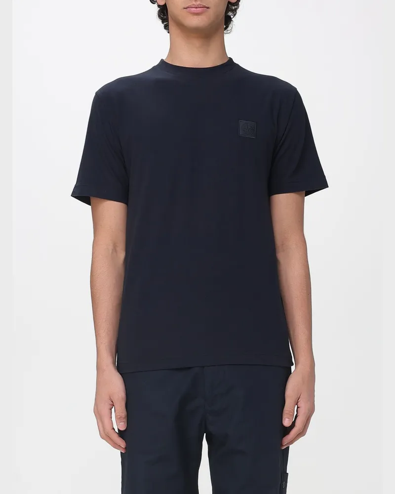 Stone Island T-shirt herren Schwarz