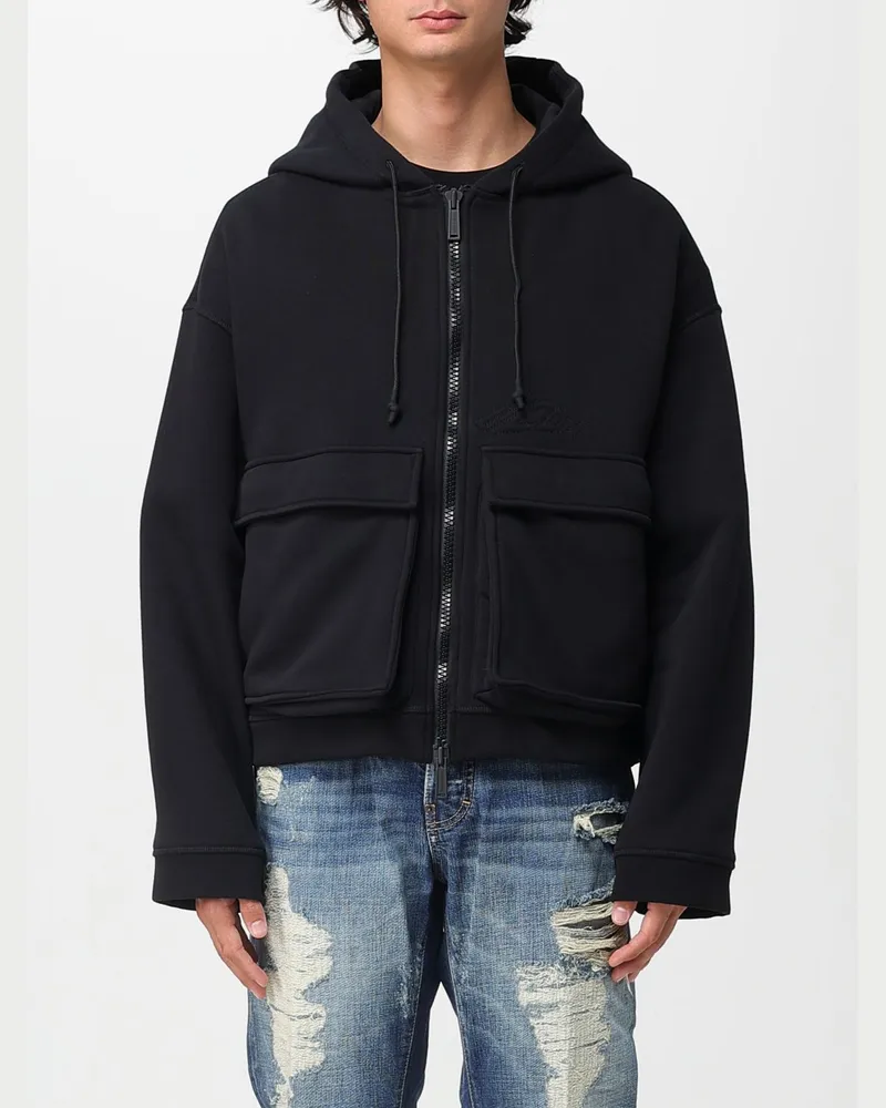 Dsquared2 Sweatshirt herren Schwarz