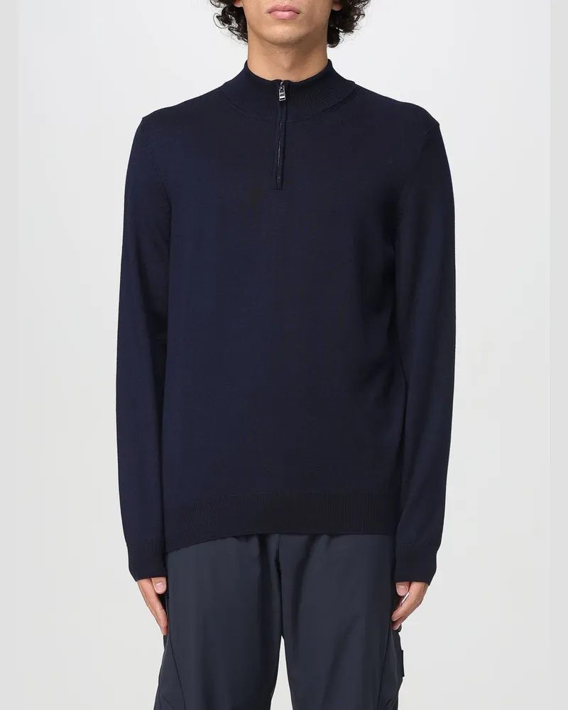 HUGO BOSS Pullover herren Blau