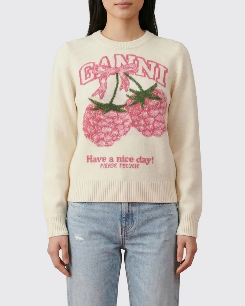 Ganni Pullover damen Weiß
