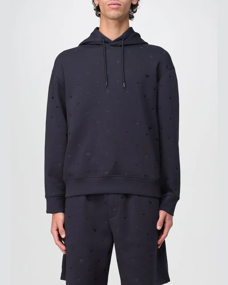 Emporio Armani Sweatshirt herren Blau
