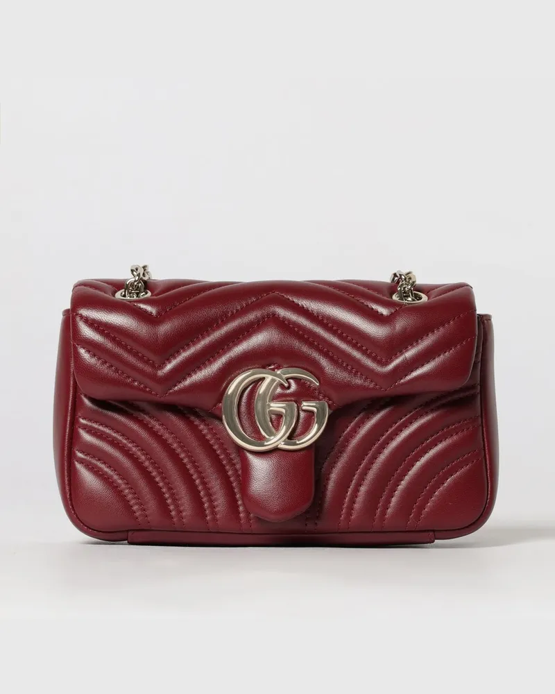 Gucci GG Marmont kleine Umhängetasche Rot