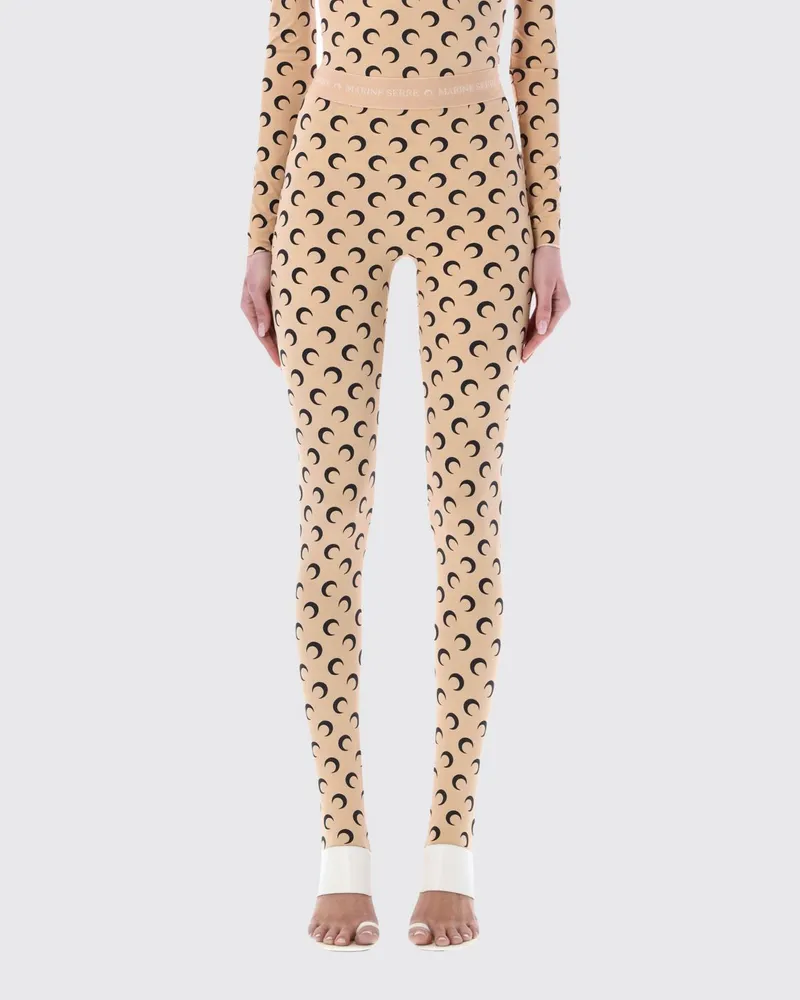 Marine Serre Hose damen Braun