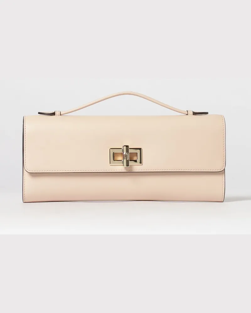 Furla Clara Lederclutch Pink
