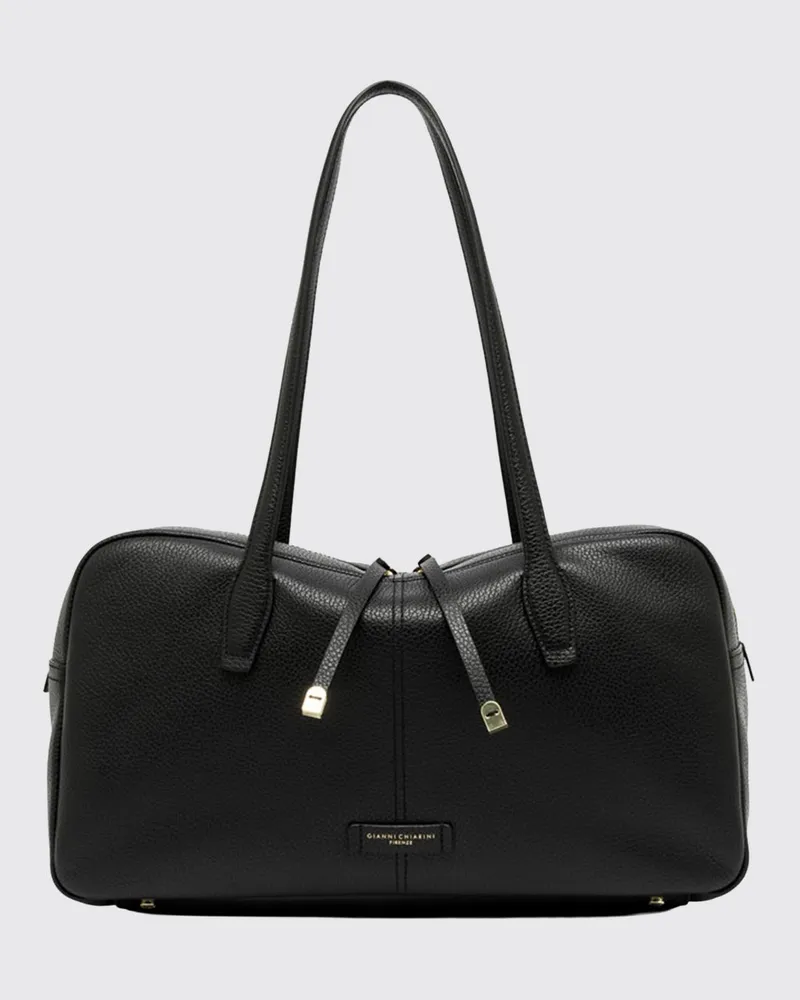 Gianni Chiarini Aryna Tasche aus gehämmertem Leder Schwarz