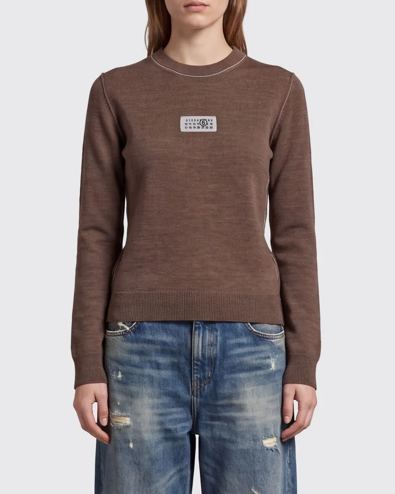 Maison Margiela Pullover damen Braun