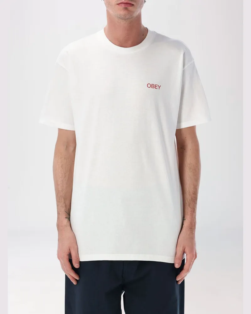 Obey T-shirt herren Weiß