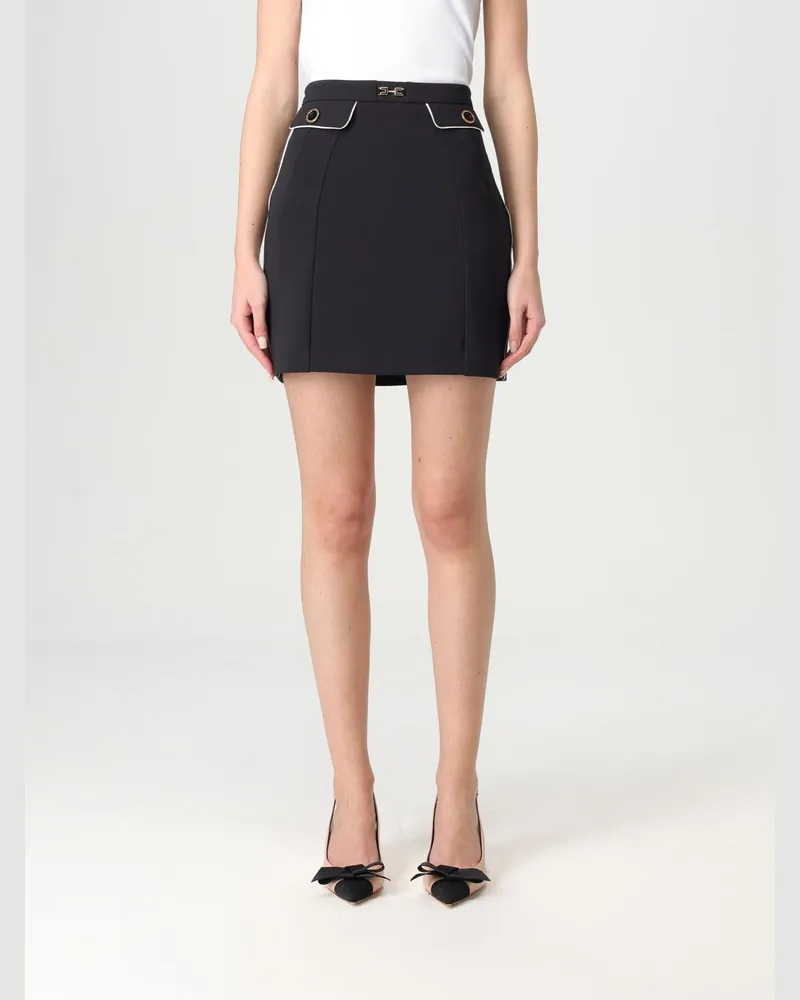 Elisabetta Franchi Rock damen Schwarz