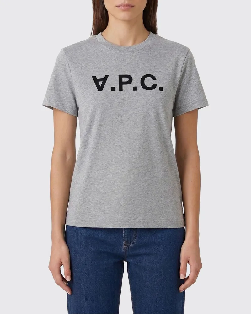 A.P.C. T-shirt damen Grau
