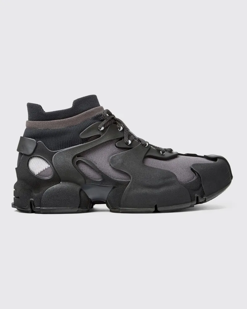 Camper Junya Watanabe x Tossu High-Top-Sneaker aus wasserabweisendem technischem Gewebe Bunt