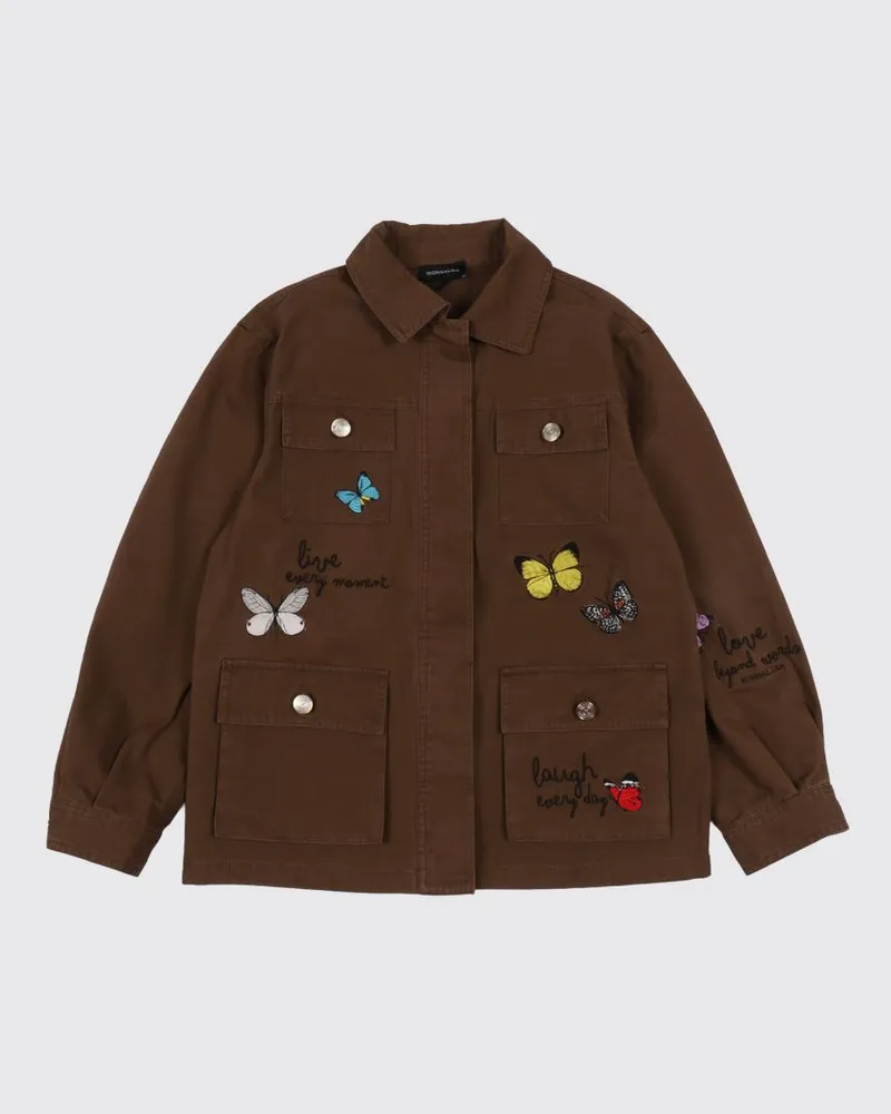 Monnalisa Mantel kinder Braun