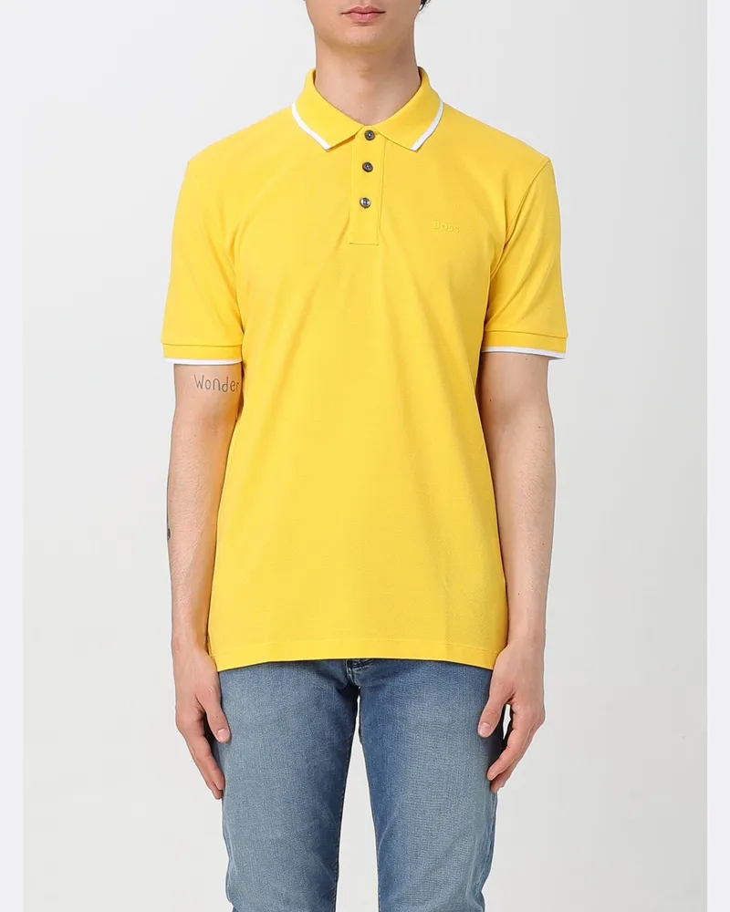 HUGO BOSS Polo herren Gelb