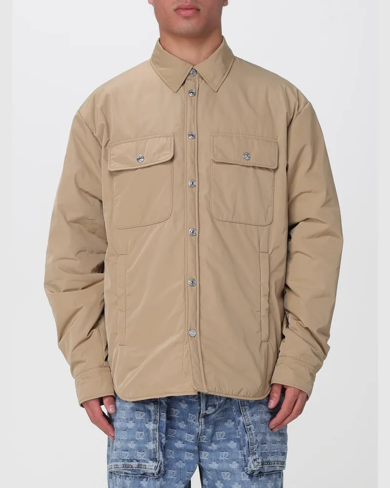Dsquared2 Nylon-Overshirt Beige