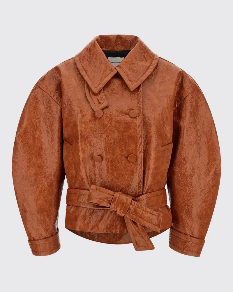 ANDAMANE Trenchcoat damen Braun