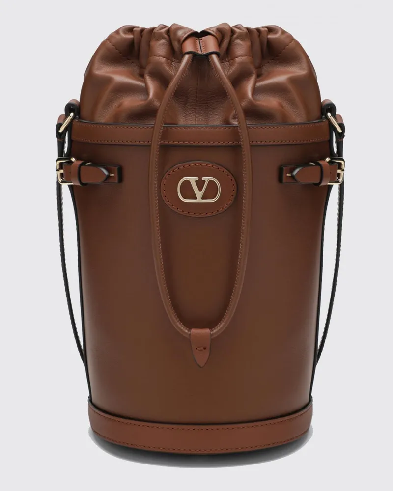 Valentino Garavani Schultertasche damen Tabak