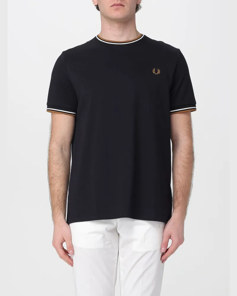 Fred Perry T-shirt herren Schwarz
