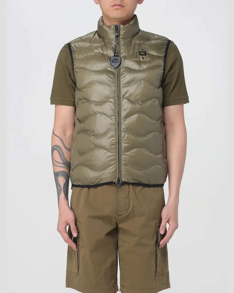 Blauer Jacke herren Grün