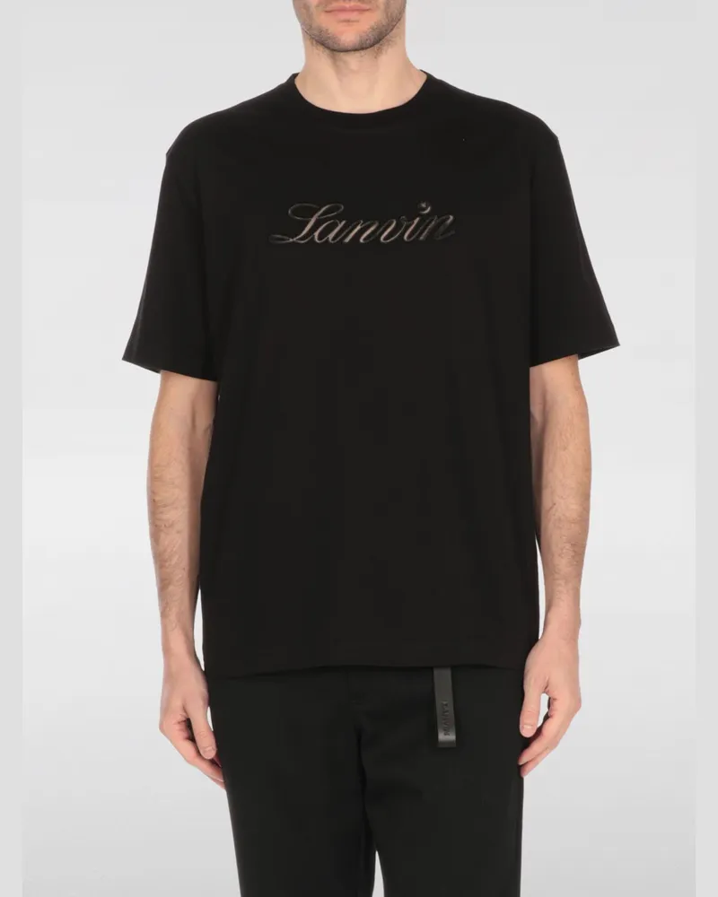 Lanvin T-shirt herren Schwarz