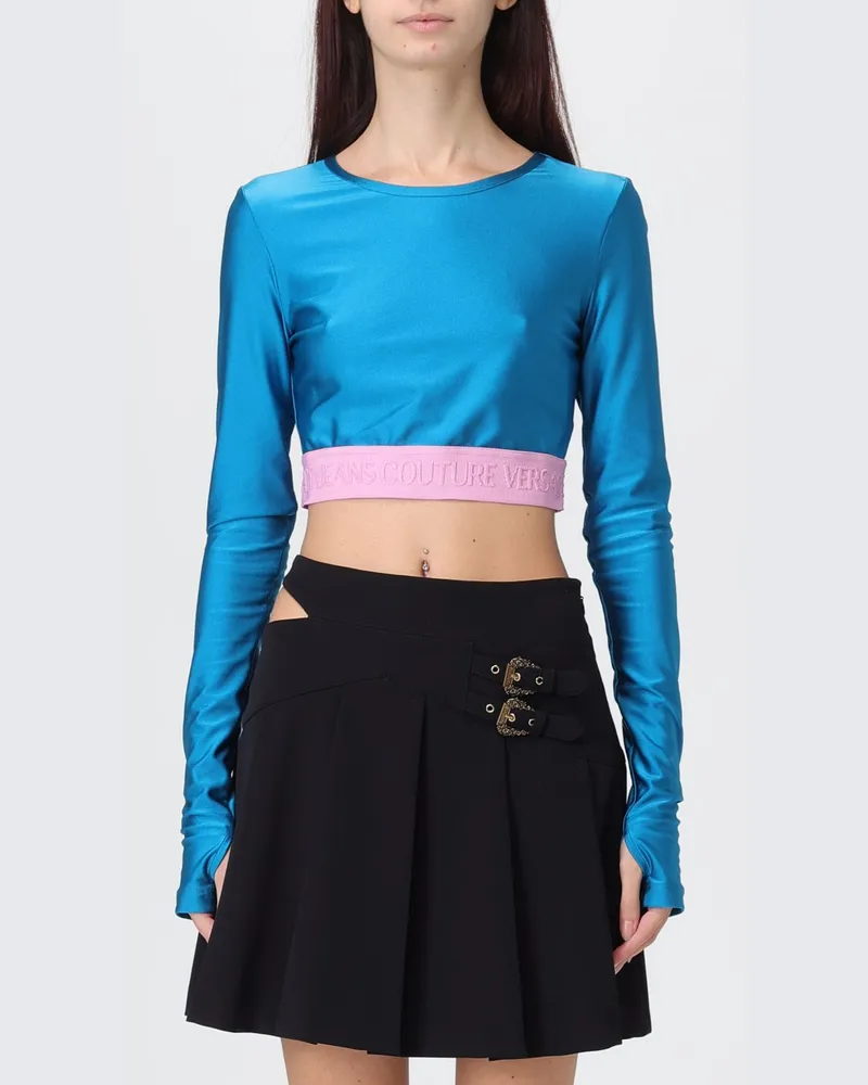 Versace Jeans T-shirt damen Blau