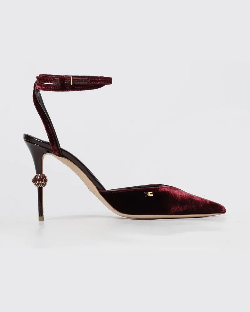 Elisabetta Franchi Schuhe damen Weinrot