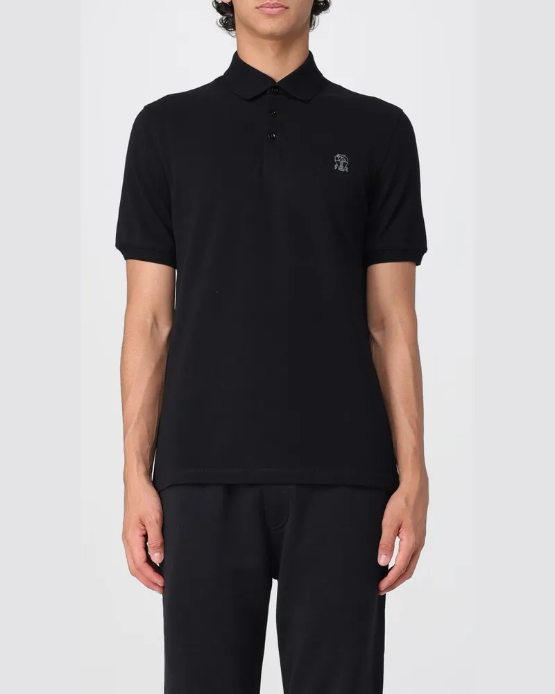 Brunello Cucinelli Polo herren Schwarz