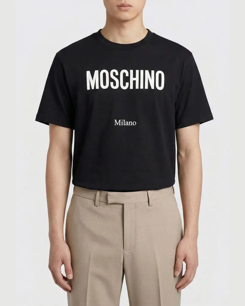 Moschino T-shirt herren Schwarz