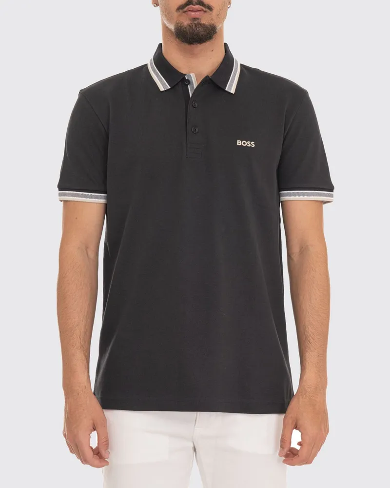 HUGO BOSS Basic Baumwoll-Polohemd Ocean
