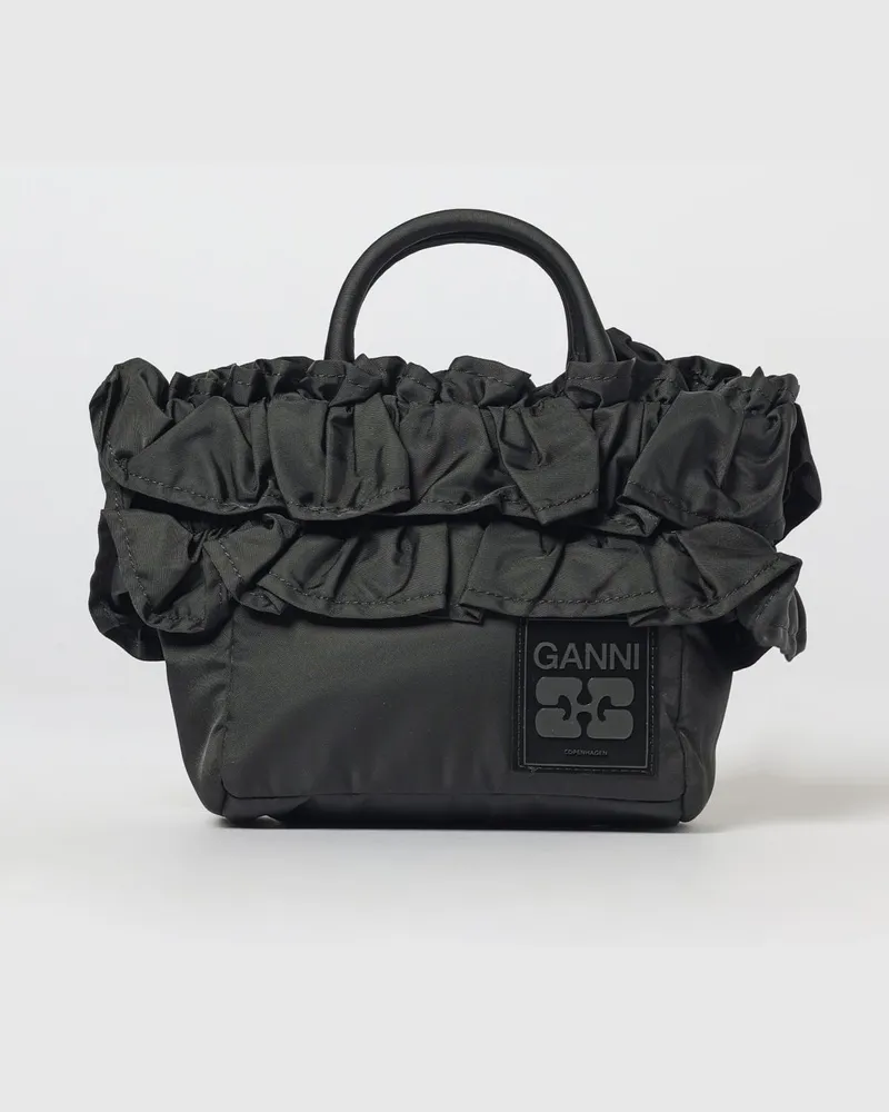 Ganni Handtasche damen Schwarz