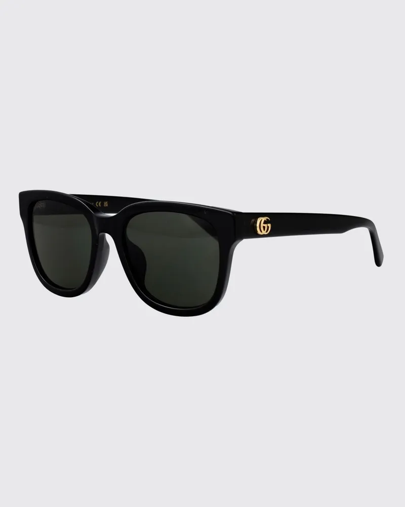 Gucci Cat-Eye-Sonnenbrille aus Acetat mit GG-Monogramm und dunklen Gläsern Grau