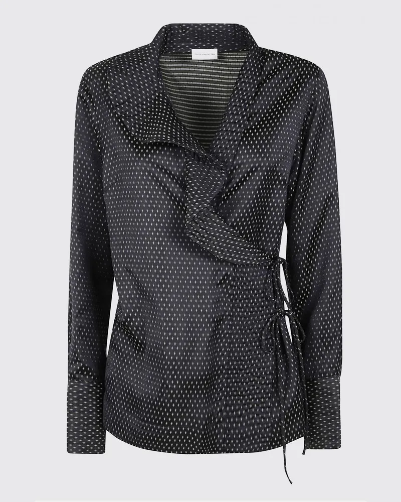 Dries van Noten Hemdbluse damen Schwarz