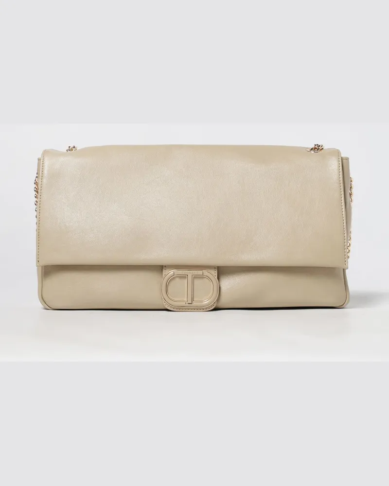 Twin-Set Schultertasche damen Cream