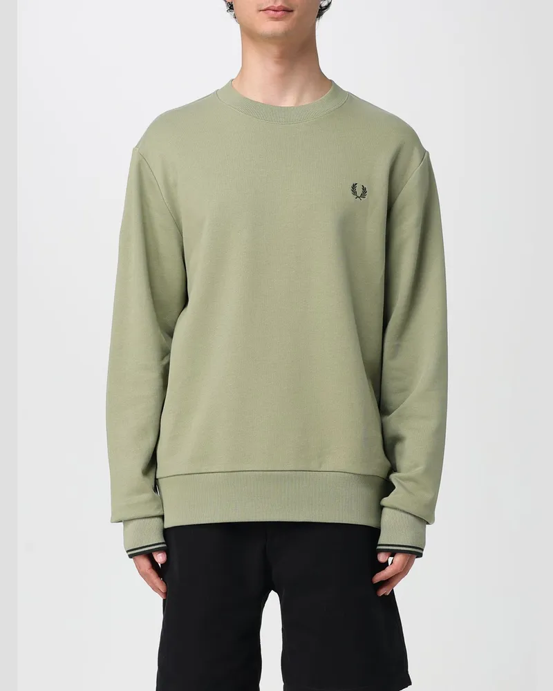 Fred Perry Pullover herren Moosgrün