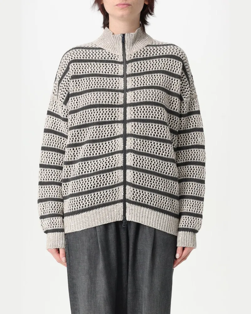 Brunello Cucinelli Pullover damen Beige