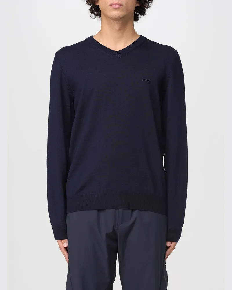 HUGO BOSS Pullover herren Blau