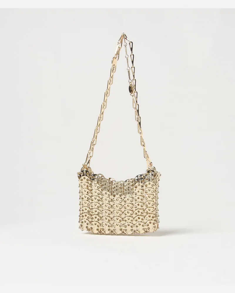 Paco Rabanne Schultertasche damen Gold