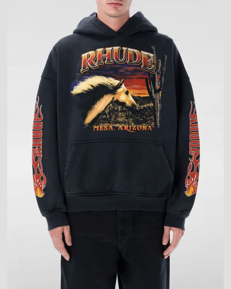 RHUDE Sweatshirt herren Schwarz