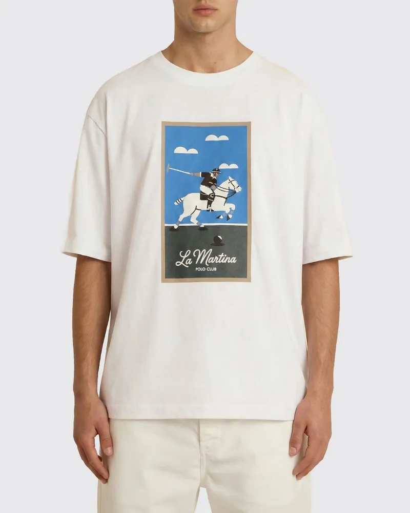 La Martina T-shirt herren Weiß